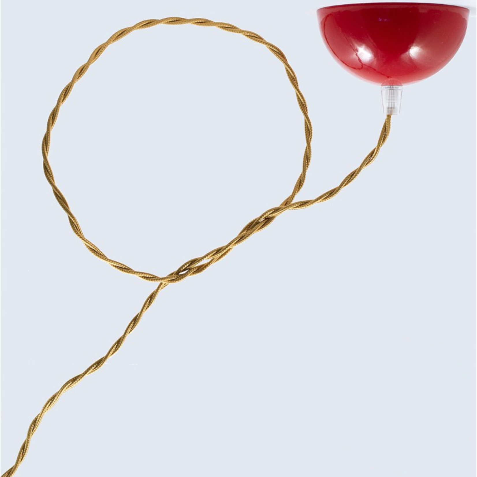 CCIT Per Metre - Twisted Gold Electric Cable Flex covered by Rayon 3 core 0.75cm Diameter