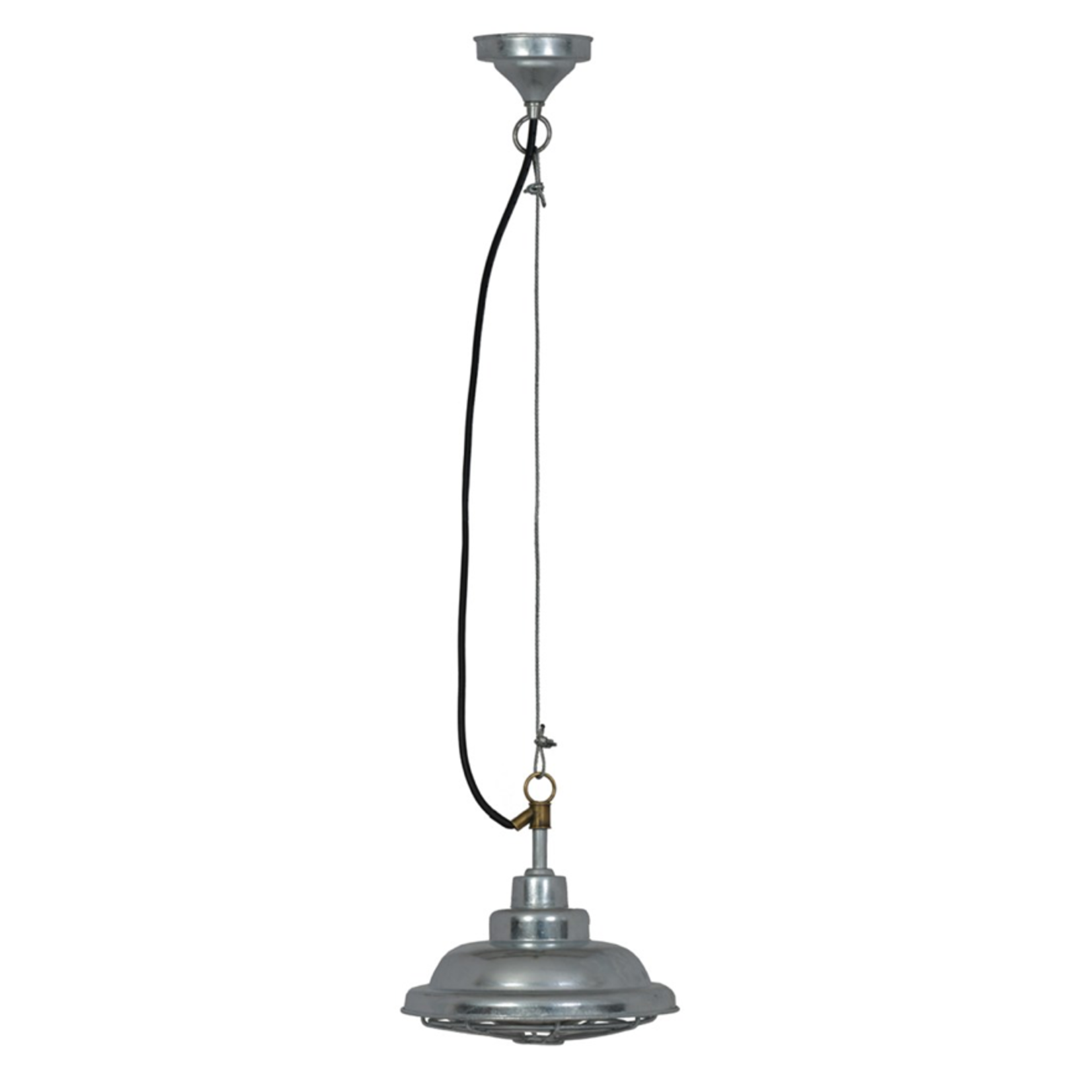 Garden Trading St Ives Mariner Pendant Light - Galvanised Steel - Indoor and Outdoor