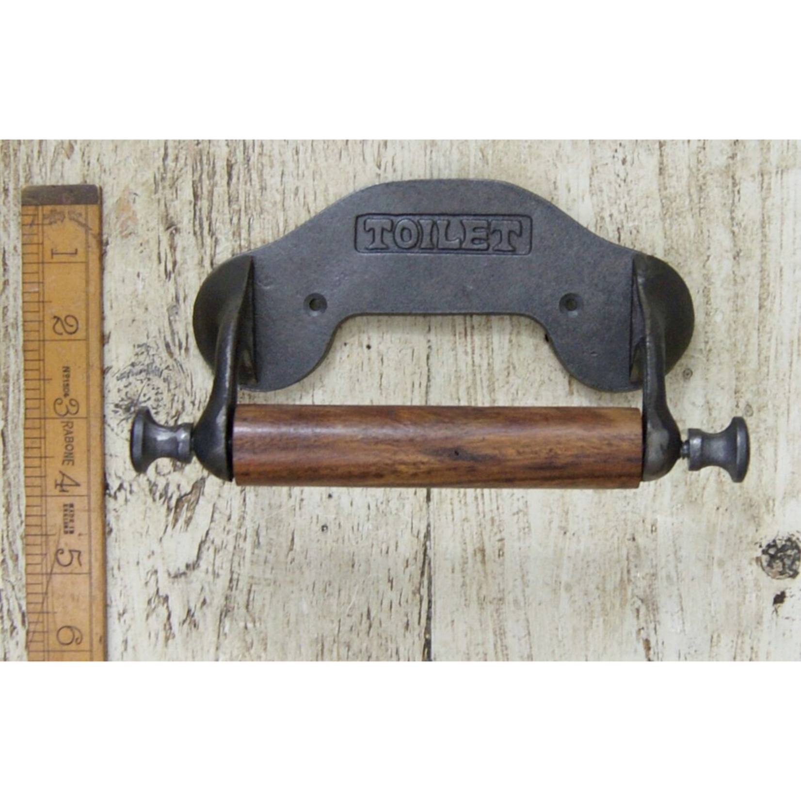 IRON RANGE Toilet Roll Holder with Sides TOILET Antique Iron