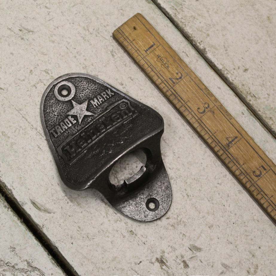 Bottle Opener Wall Mounted Heineken Antique Cast Iron Homebird House