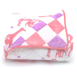 Berties Blankets Reversible Quilt - pink