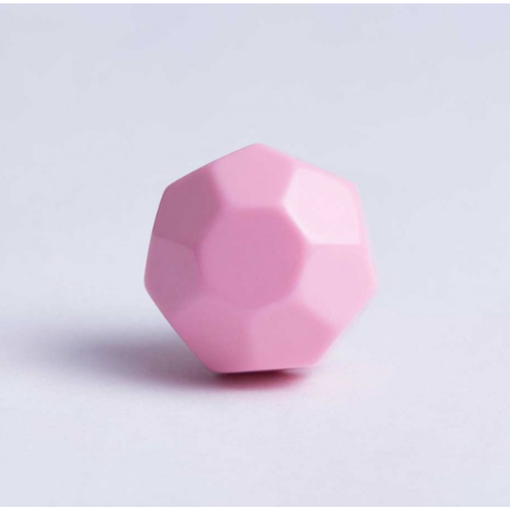 BoDuck Faceted Irregular Octagonal Resin Pink knob