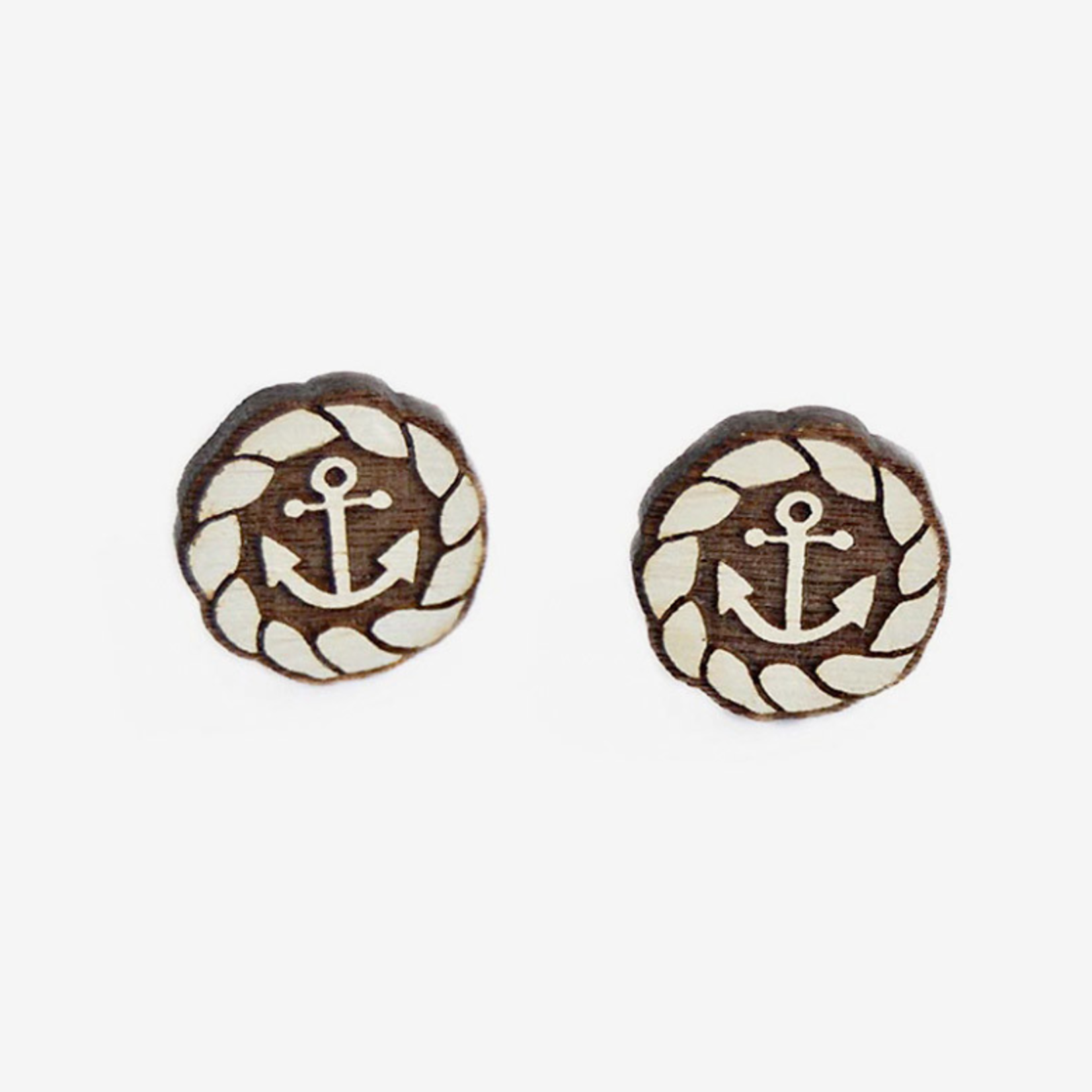 Materia Rica Little Anchor Earrings