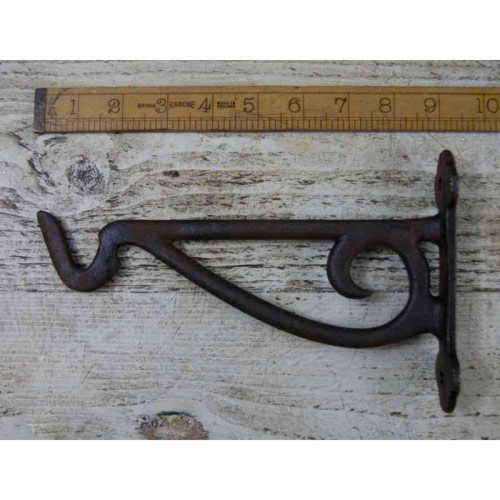 IRON RANGE Cast Iron Shelf / Wall Bracket with Hook