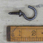 IRON RANGE Traditional Cup screw in single Hook Antique Iron