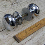 IRON RANGE Cottage Door Handle Knob Handle Chrome bun