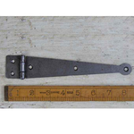 IRON RANGE Strap Hinge Penny End 7" Antique Iron