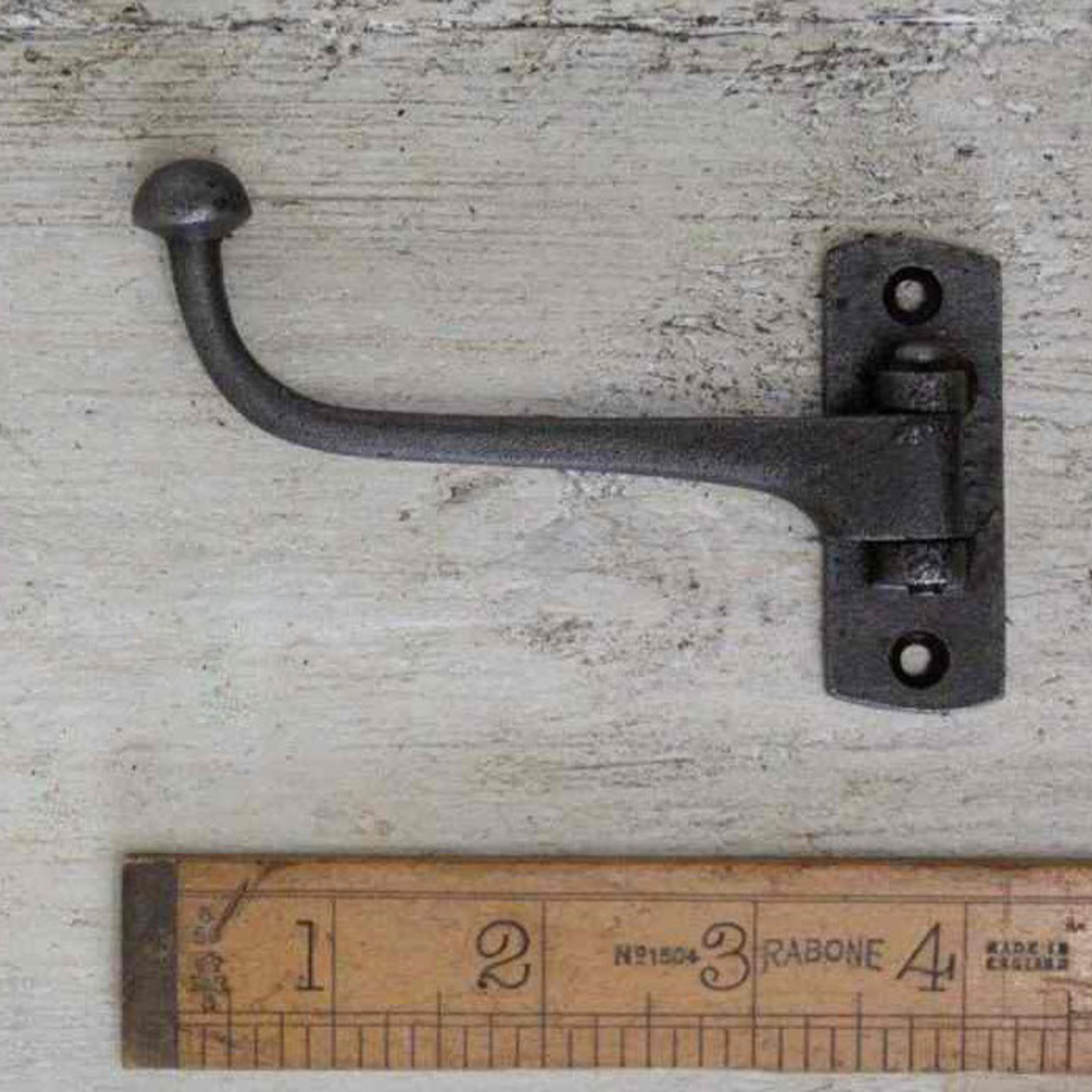 IRON RANGE Single Swivel Wardrobe Coat Hook Cast Antique Iron