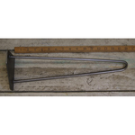 IRON RANGE Hairpin Leg 2 Prong Antique Iron 16" / 400mm