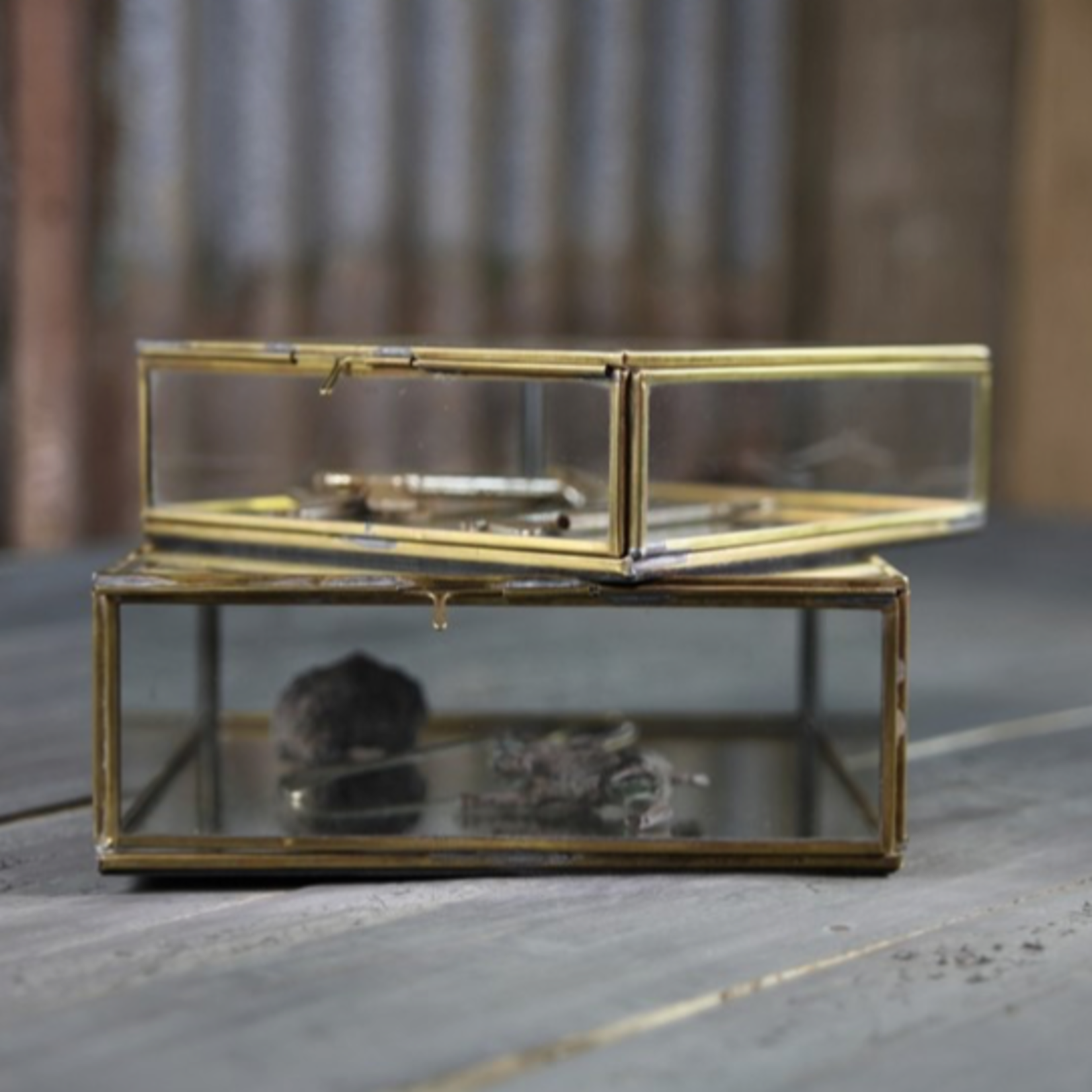 Nkuku Bequai Brass Box Large