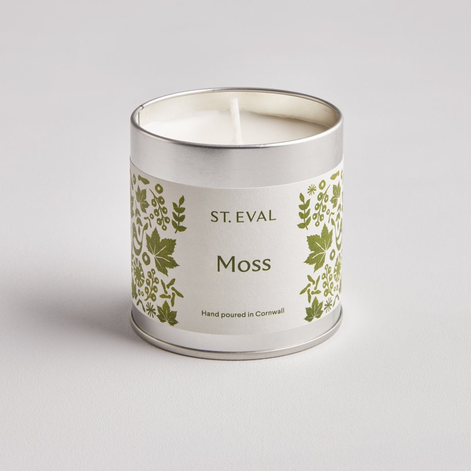 St. Eval St Eval Moss Folk Tin Candle