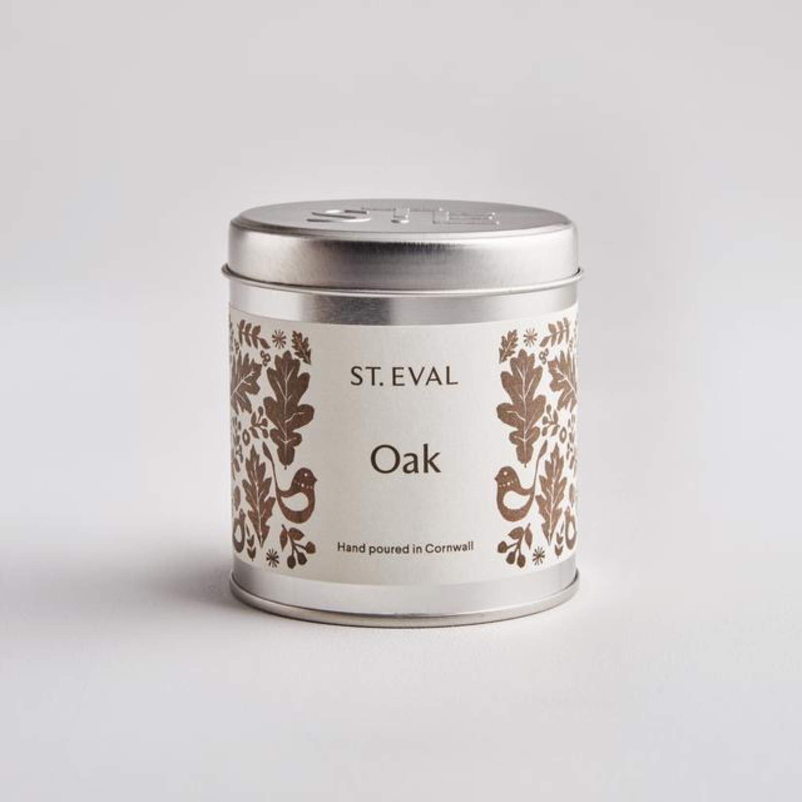 St. Eval St Eval Oak Folk Tin Candle