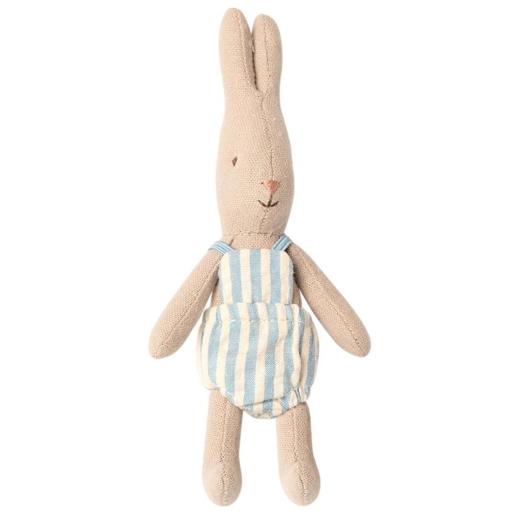 Maileg Maileg Rabbit with blue romper Micro