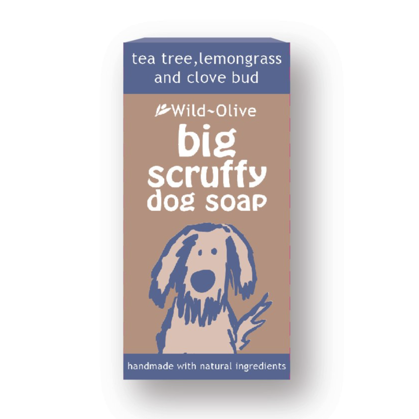 Wild Olive Wild Olive Big Scruffy Dog Soap Small Bar 50g