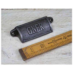 IRON RANGE Cup Pull Handle GNER Antique Iron 98mm