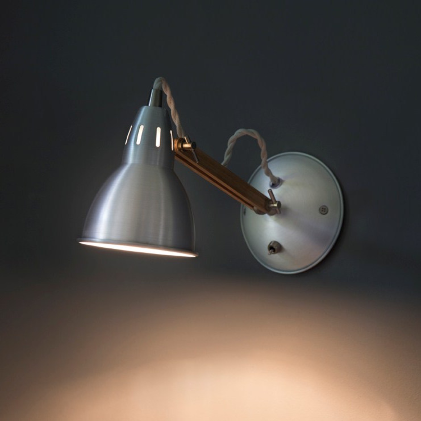 Garden Trading Bermondsey Interior Wall light-Raw Aluminium