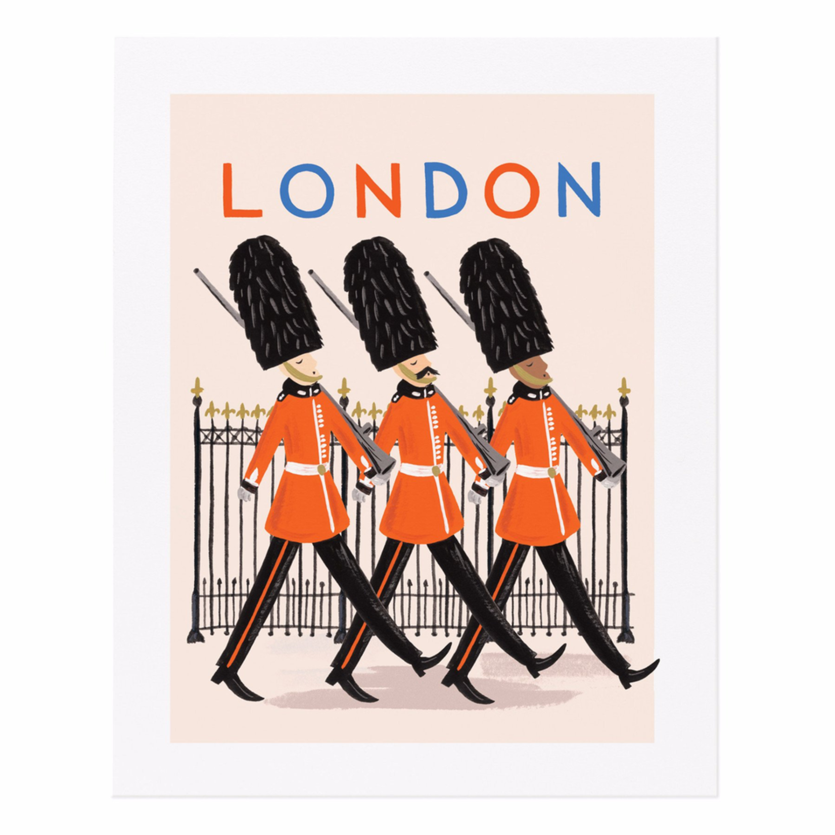 Rifle Rifle Bon Voyage London Art Print 11x14 Inches