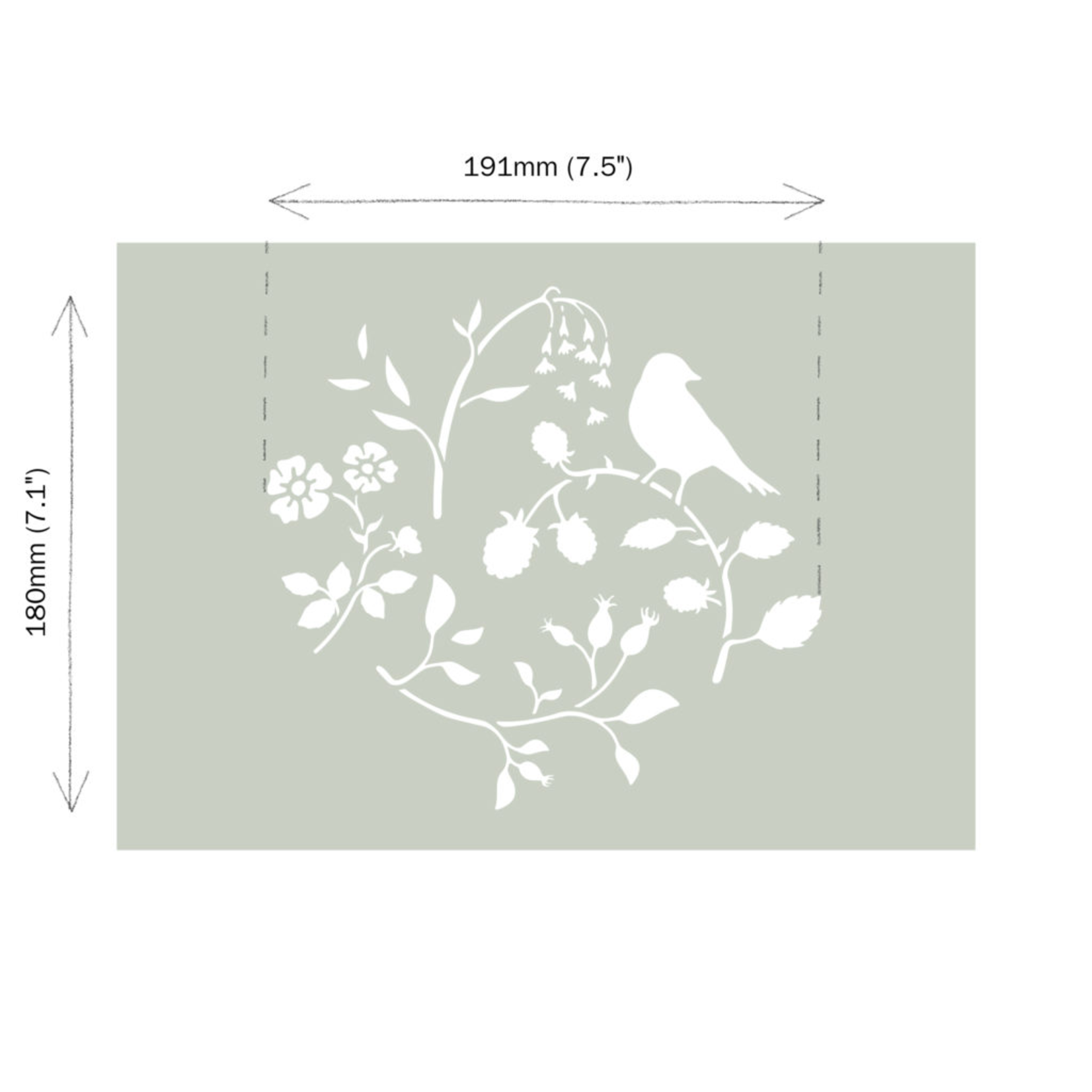 Annie Sloan Annie Sloan Stencil A4 Design Countryside Birds