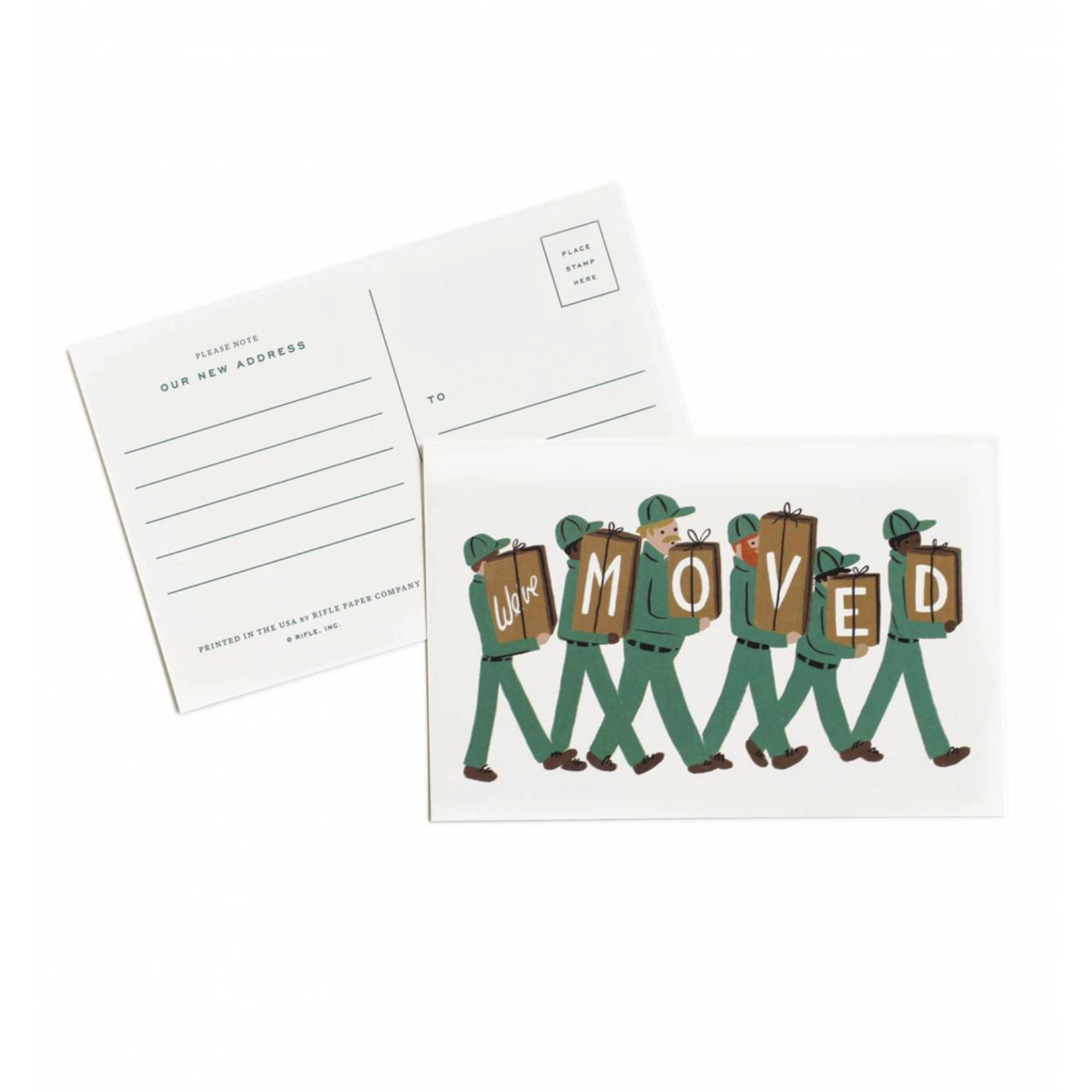 Rifle Rifle We’ve moved Pack of 10 postcards