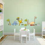 Chispum Dinosaurs Wall Sticker 41X57.5CM