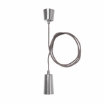 Plumen drop cap chrome PENDENT fixing E27 - Screw