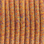 CCIT Per Metre - Round Electric Cable Flex covered by Cotton fabric Indian Summer 3 core