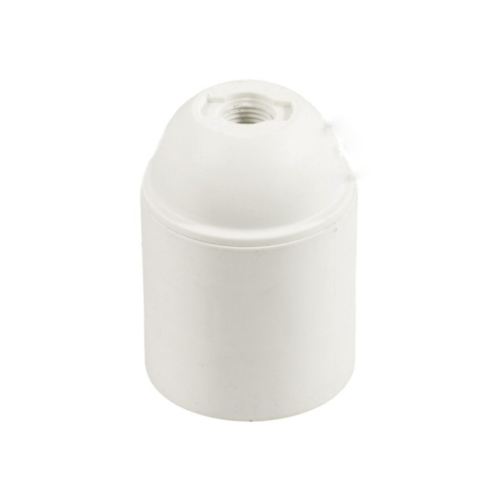 CCIT White Thermoplastic E27 smooth lampholder