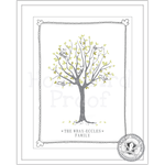 Homebird Bespoke Homebird Bespoke Family Tree Illustration with leaves - Tell us your colour choice and style of illustration