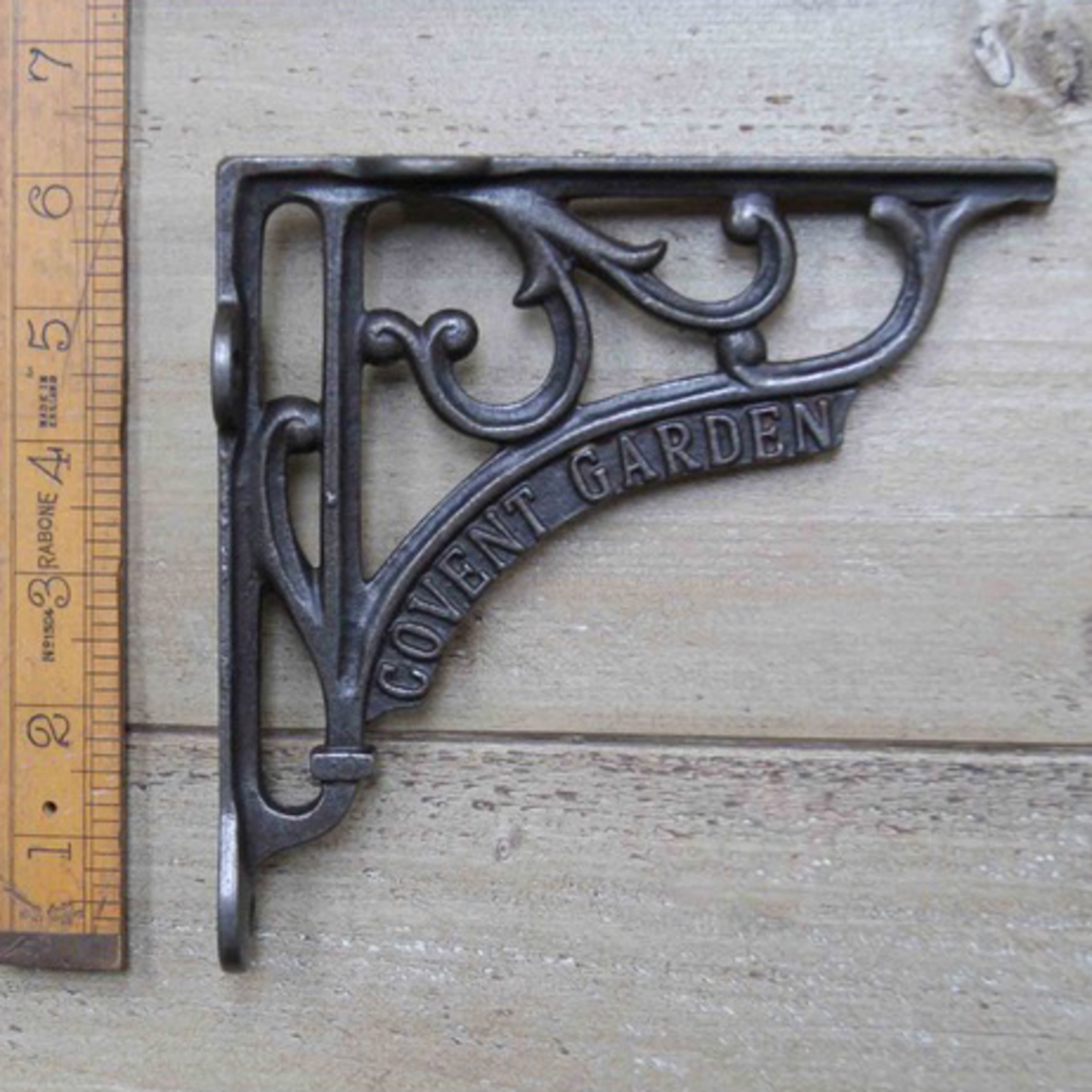 IRON RANGE 6" x 6" COVENT GARDEN Shelf / Wall Bracket Ant Iron 150 x 150mm