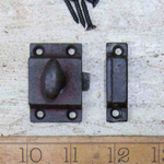 IRON RANGE Cupboard Latch/Lock Cast Antique Iron LOCK
