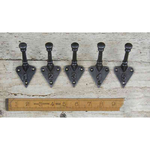 IRON RANGE Set of 1-5 Number Coat Hooks Iron