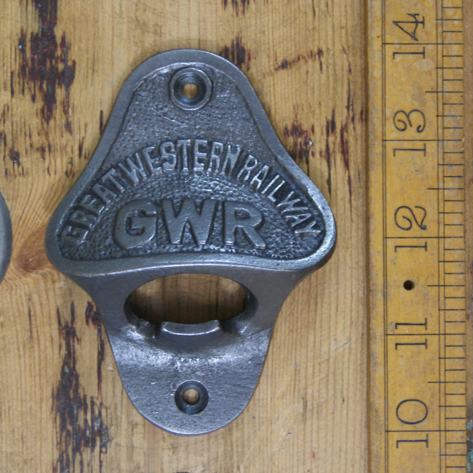 IRON RANGE GWR Bottle Opener Cast Antique Iron