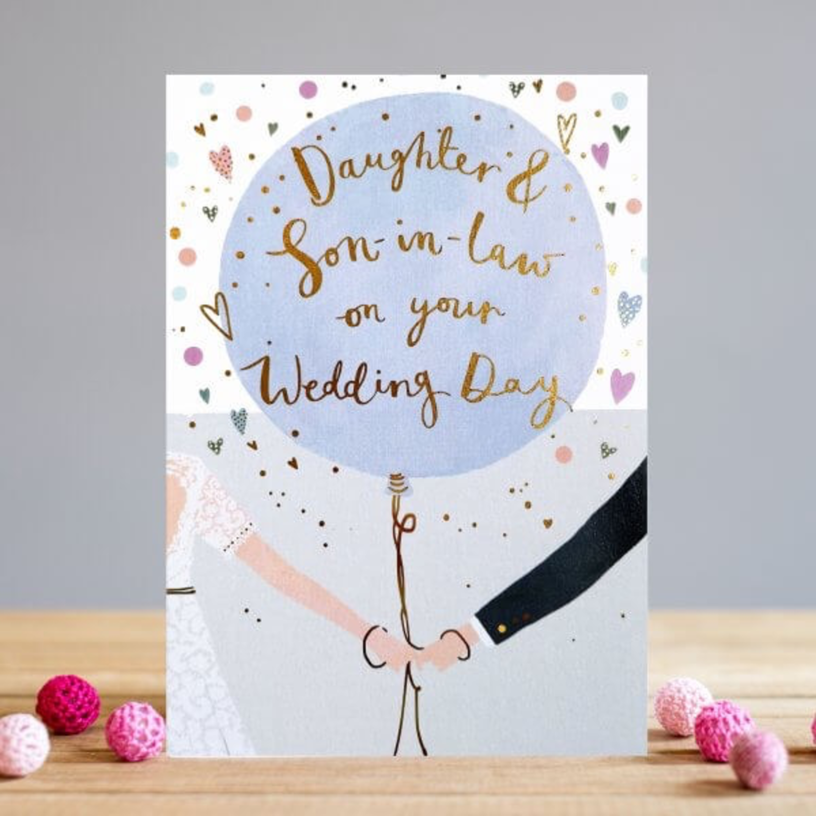 Louise Tiler Daughter and Son in Law Wedding Card