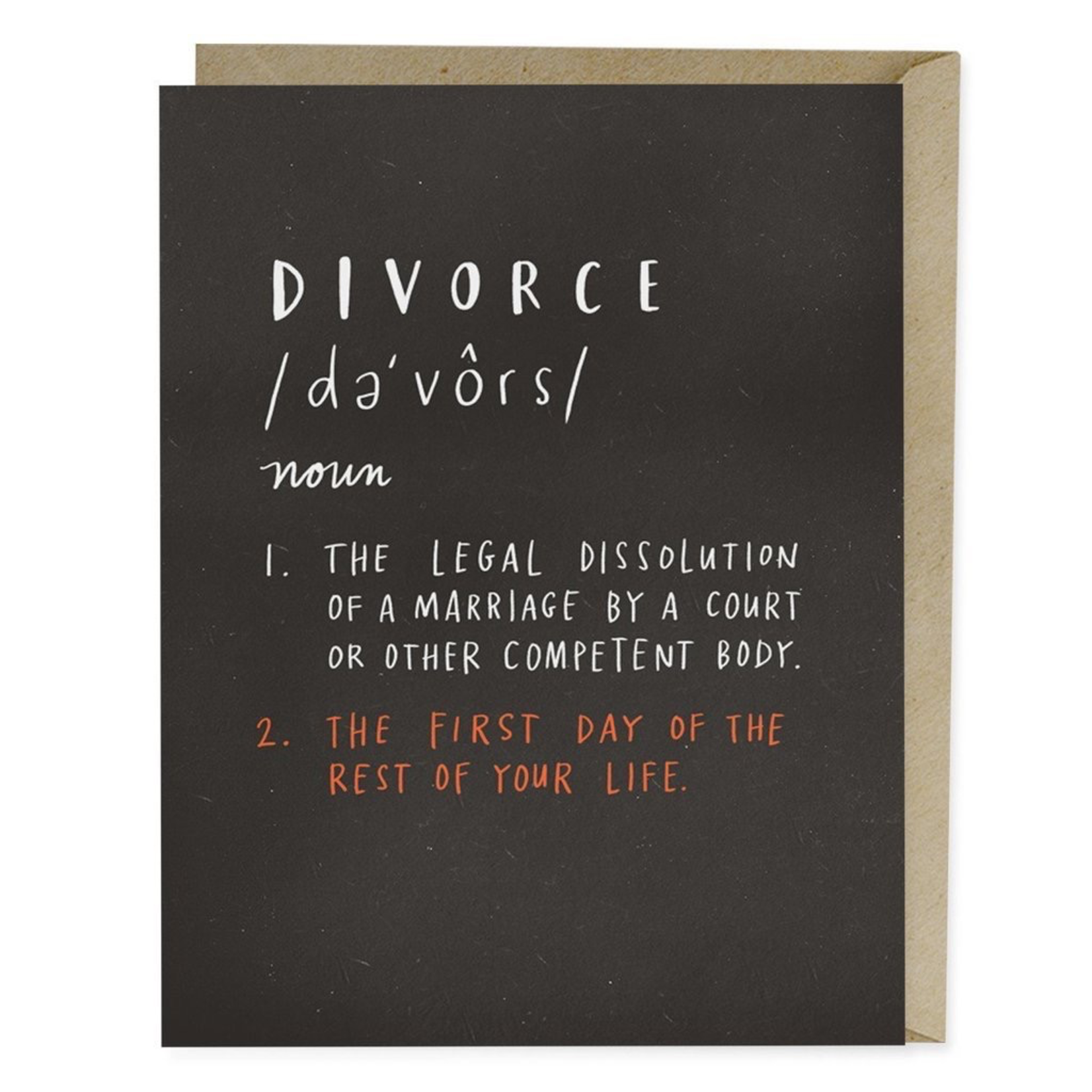 Emily McDowell Definition of Divorce Card