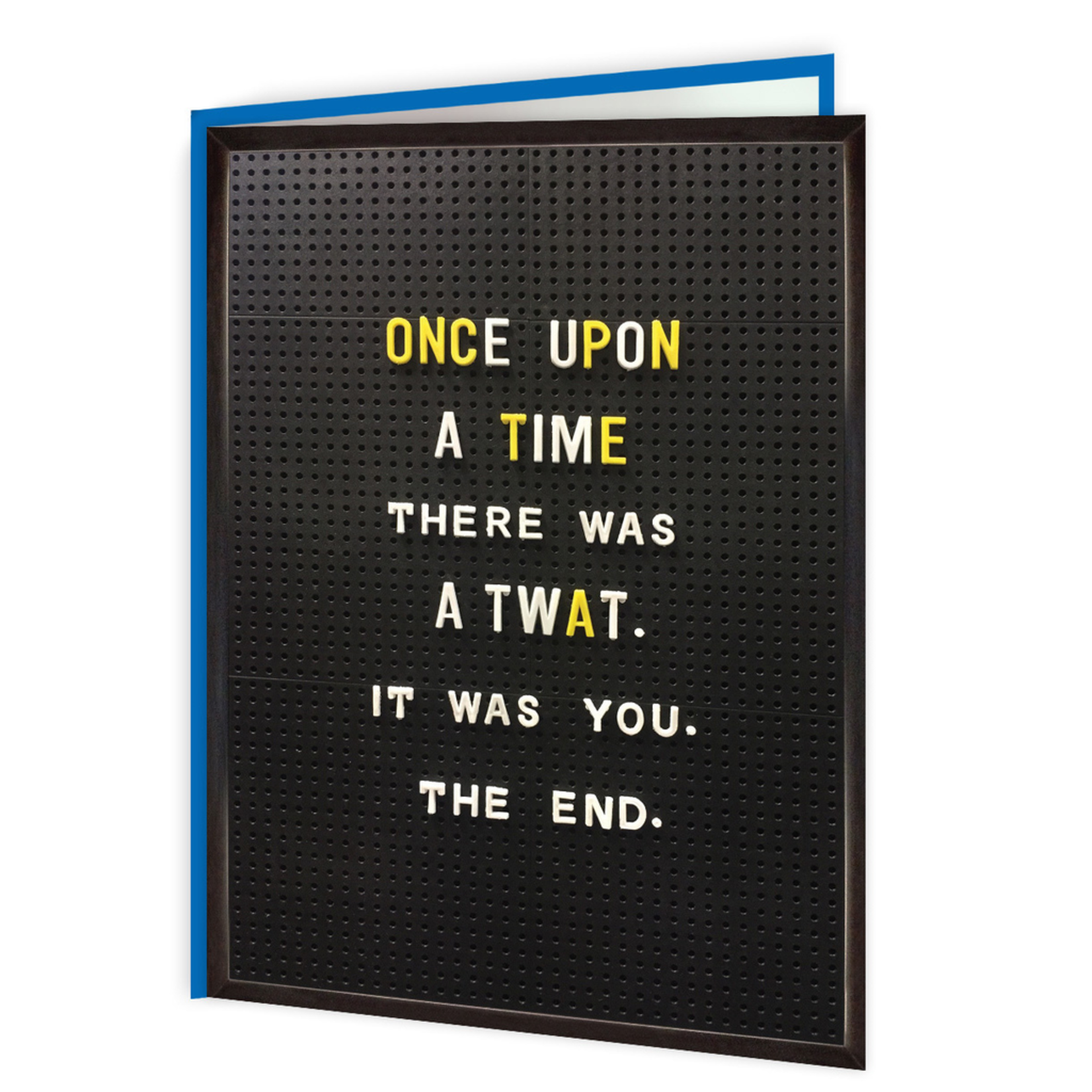 WORDY CARDS Once Upon a Time Twat Card