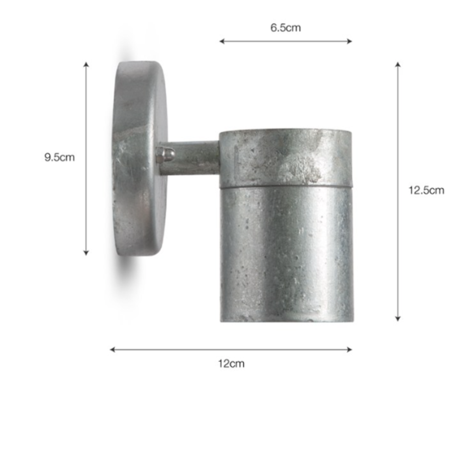 Garden Trading St Ives Down Light - Galvanised Steel Without Bulb Indoor or Outdoor