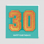 Redback Cards 30th Birthday Reversible Sequin Card