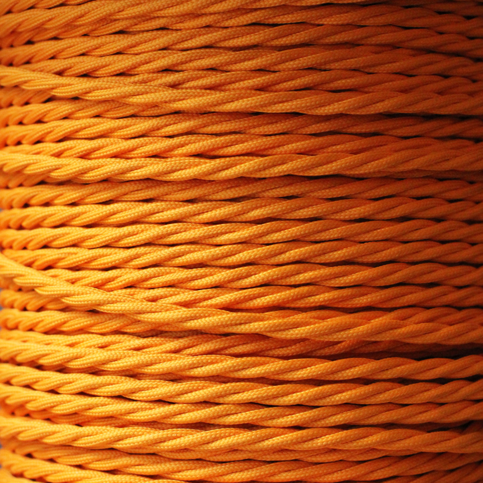 Per Metre - Twisted Flex Apricot 3 core Cable