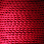 MARKED 2 Metres - Twisted Flex Scarlet Red 3 core cable