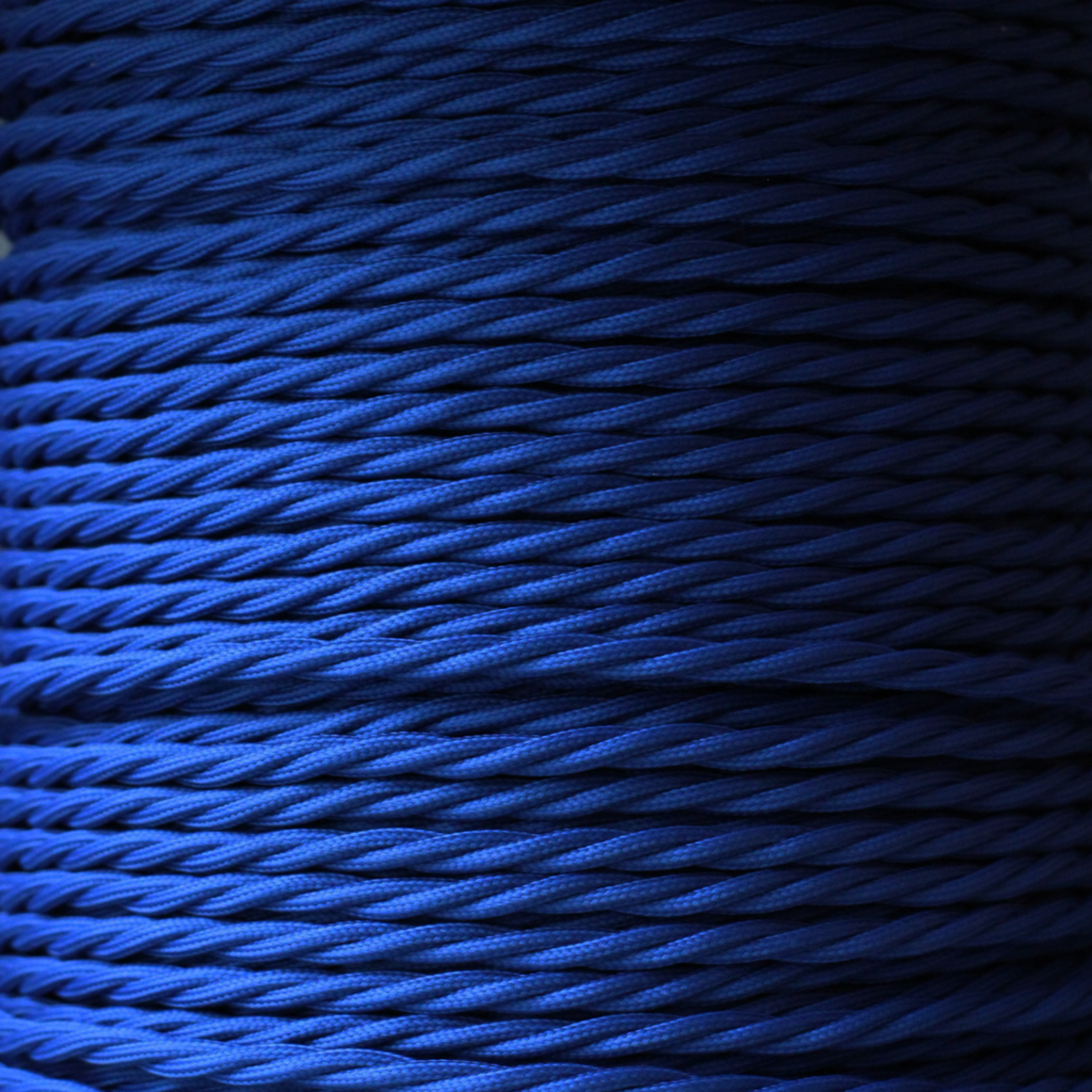 Per Metre - Twisted flex Peacock Blue 3 core cable