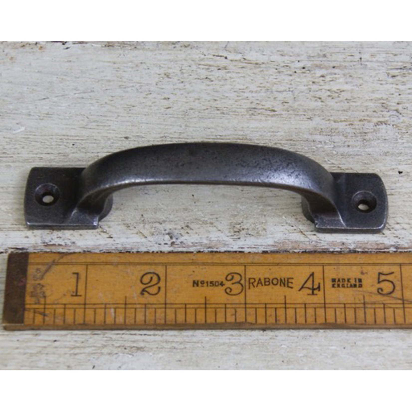 IRON RANGE Square D Pull Handle Cast Ant Iron 120mm