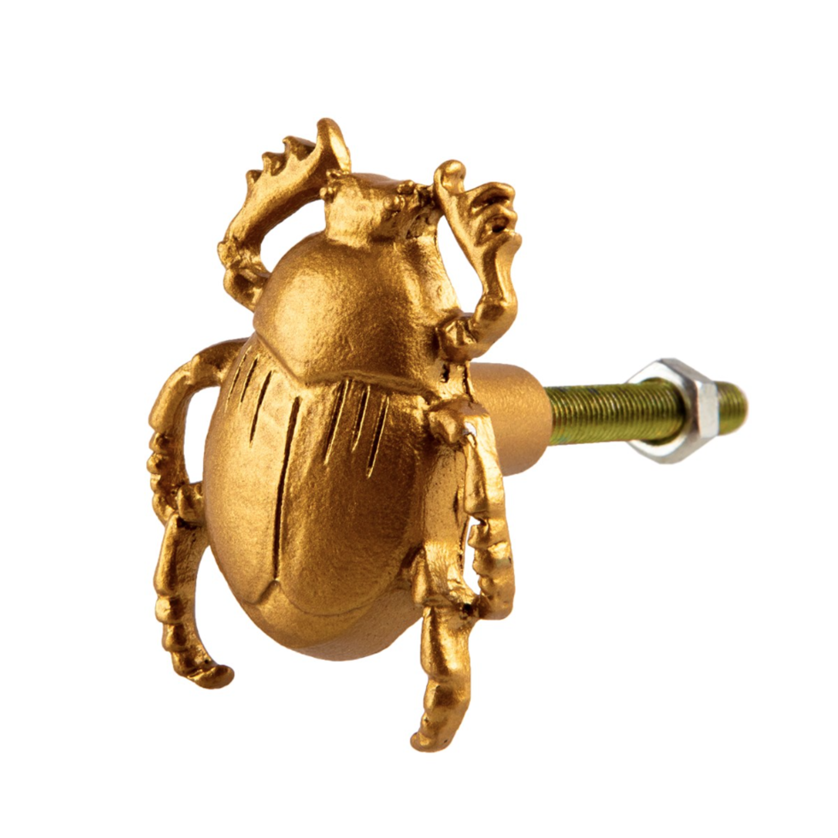 Sass and Belle Gold Scarab Beetle Drawer Knob
