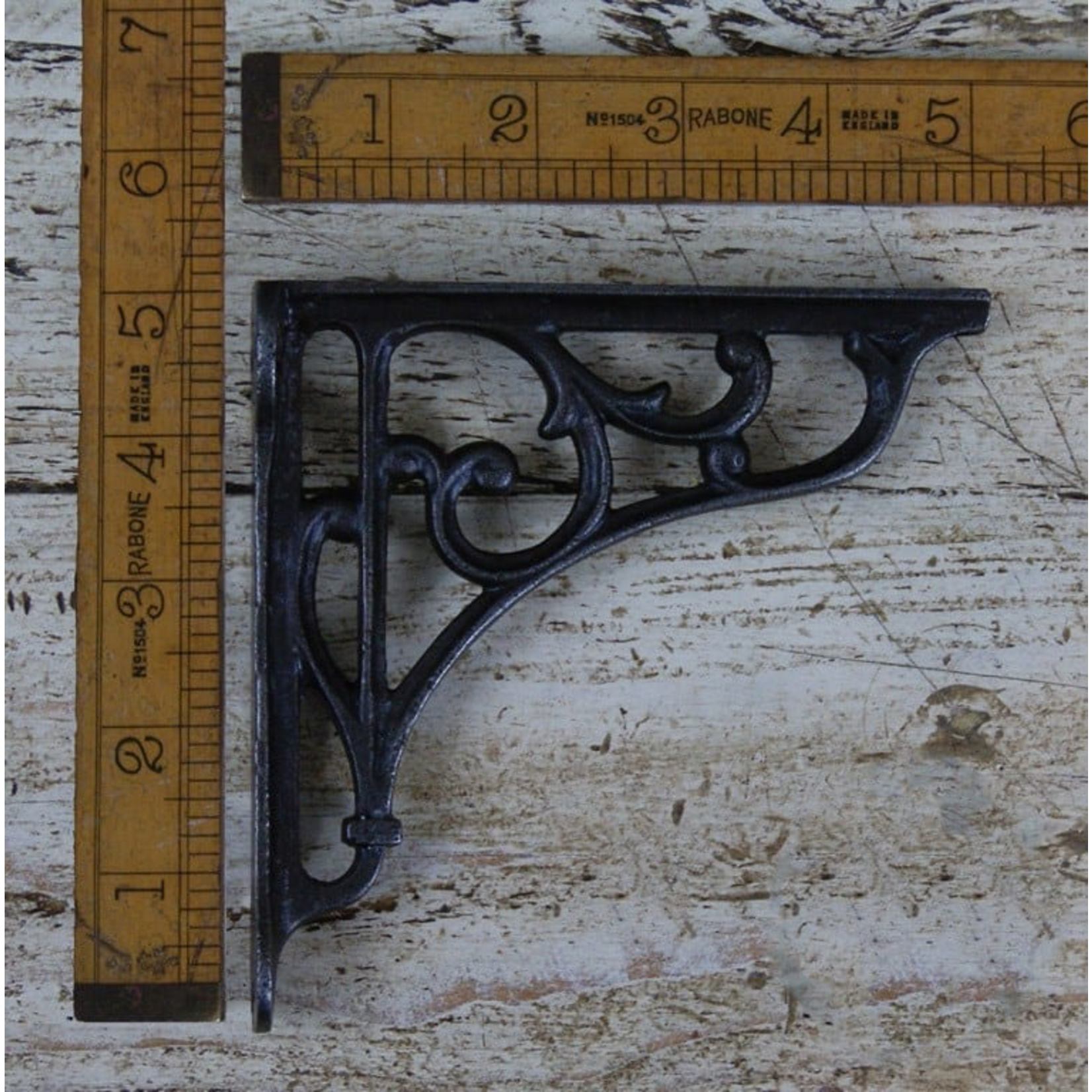 IRON RANGE 5" x 5" HERITAGE Shelf / Wall Bracket Cast Antique Iron