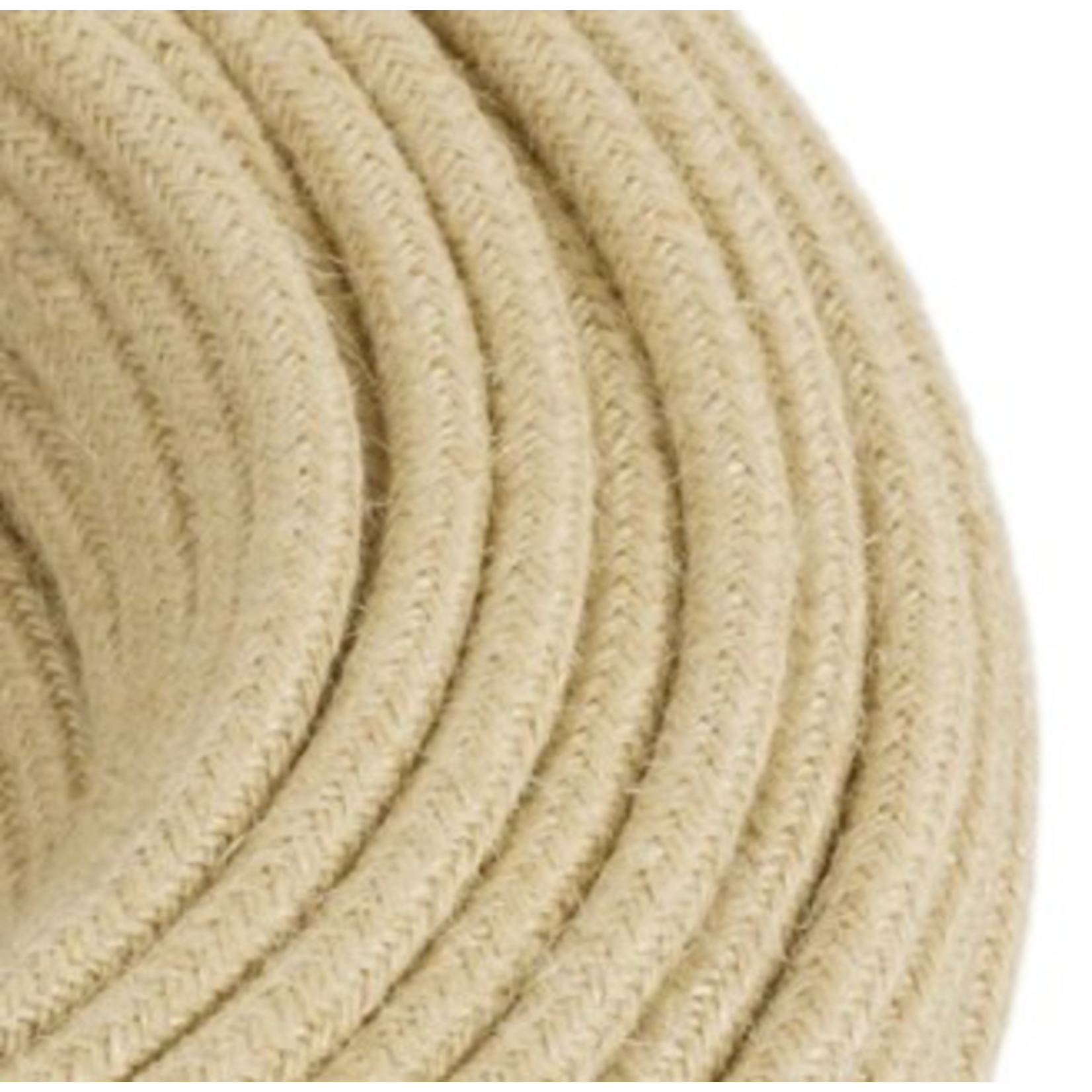 CCIT Per Metre - Round Electric Cable Flex covered by Jute fabric 3 core flex