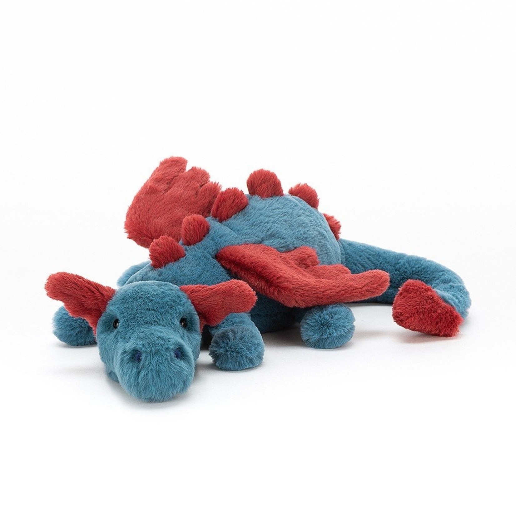 Jellycat Jellycat Dexter Dragon Teal & Red