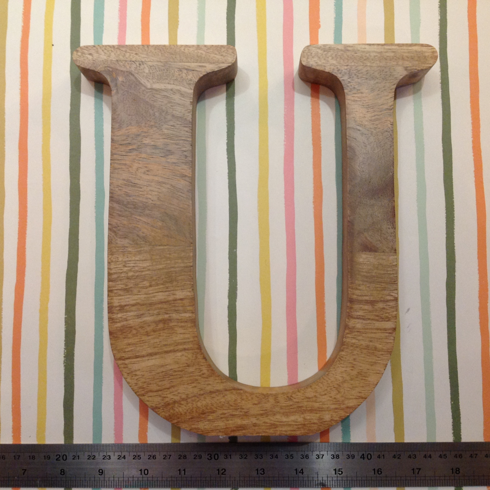 Nkuku Mango Wood Letter