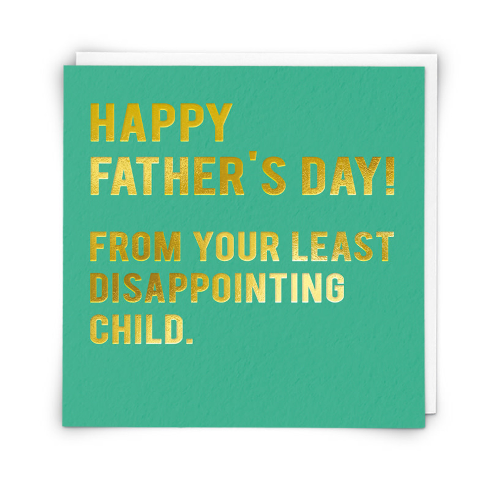 Redback Cards Father's Day Least Disappointing Child Card