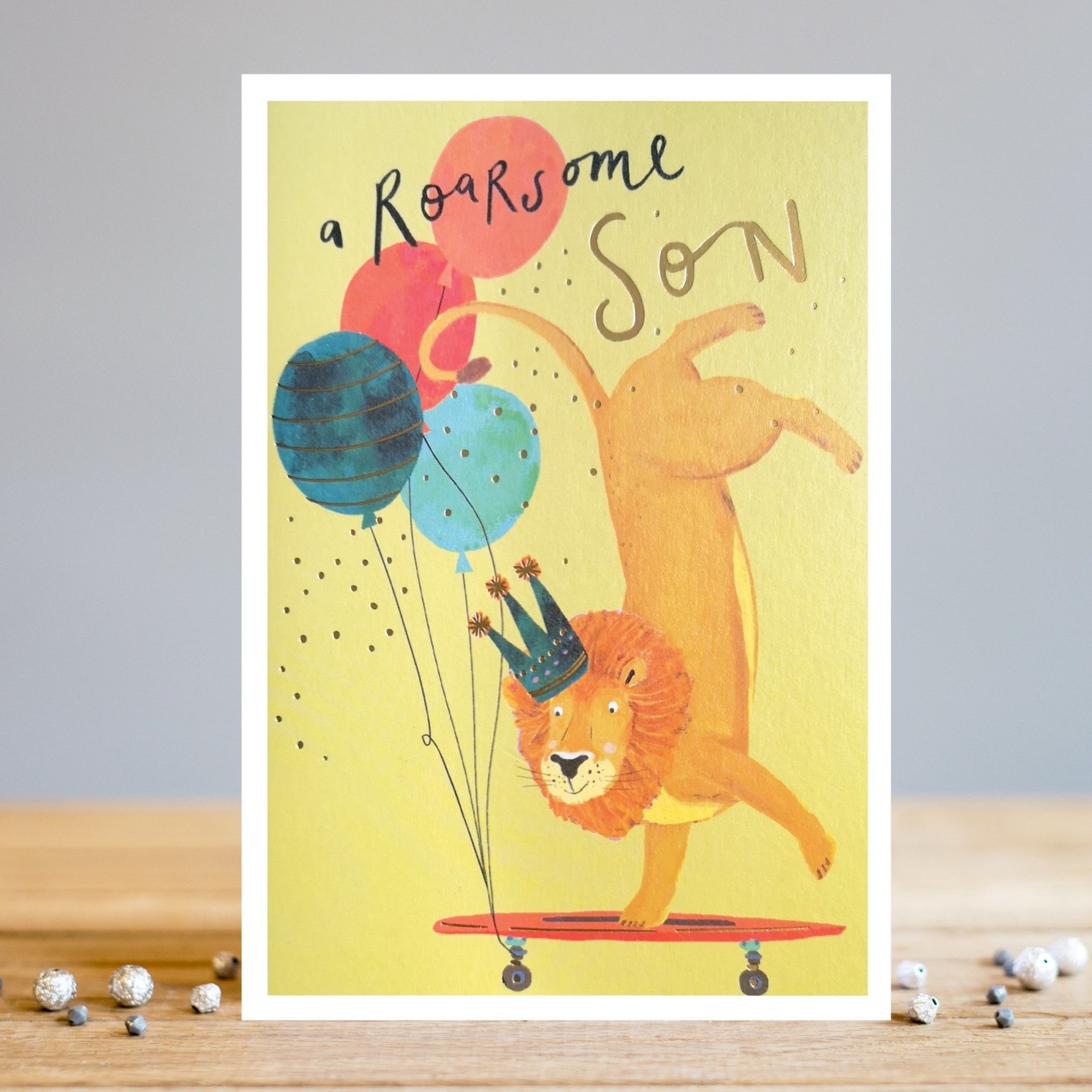 Louise Tiler Roarsome Lion Son Card