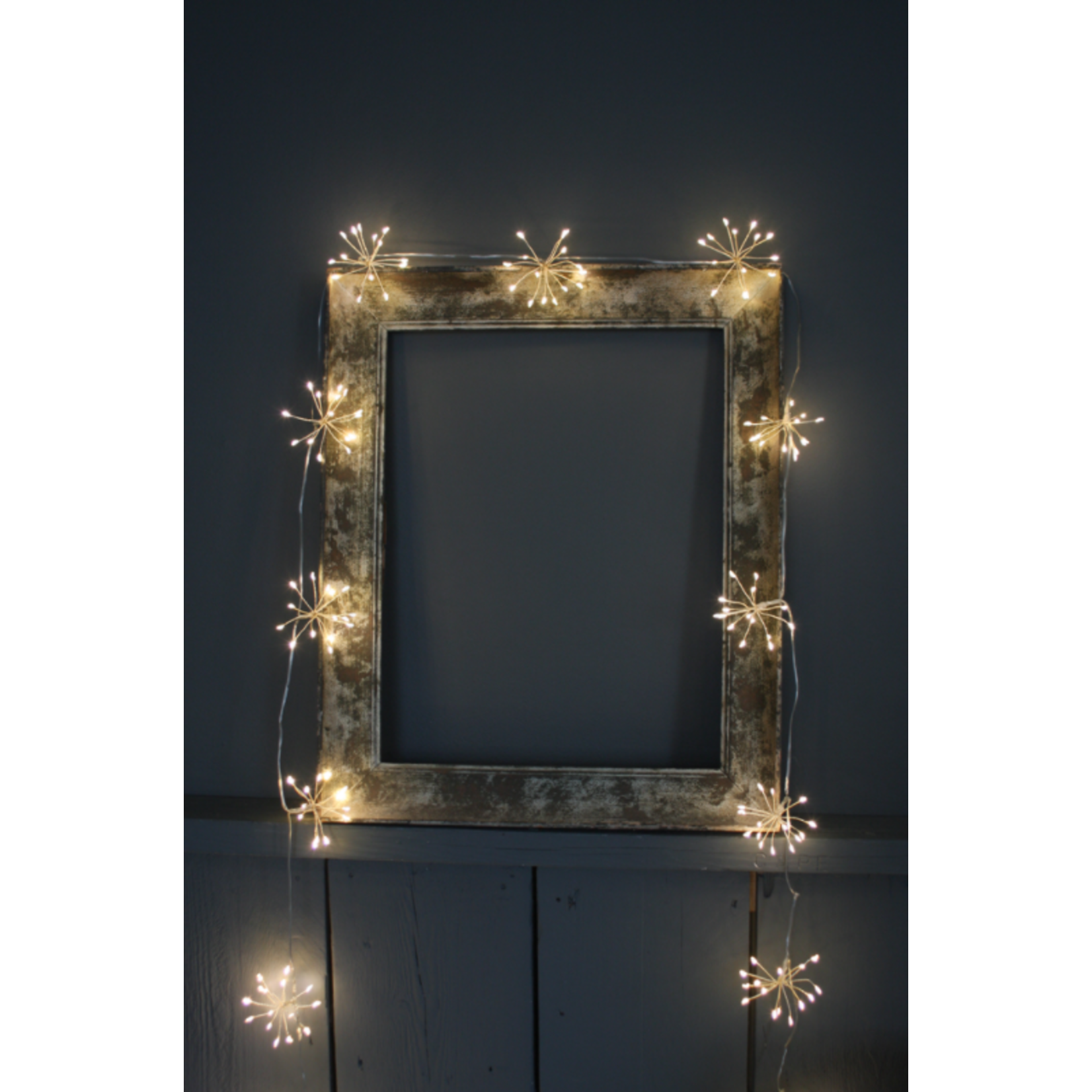 Light Style London Starburst Silver Chain Fairy Lights  Mains UK Plug
