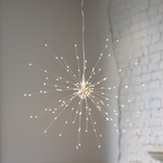 Light Style London Starburst light - 50cm silver - Battery operated